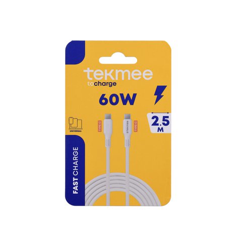 USB-C-Kabel bei USB-C 2,5 m-Schnittlast 60W