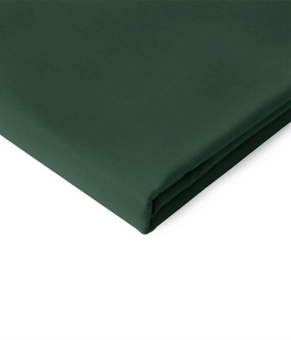 Satin-Bettlaken, einfarbig, königsgrün