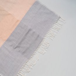 Soft handwoven cotton scarf pastel shades