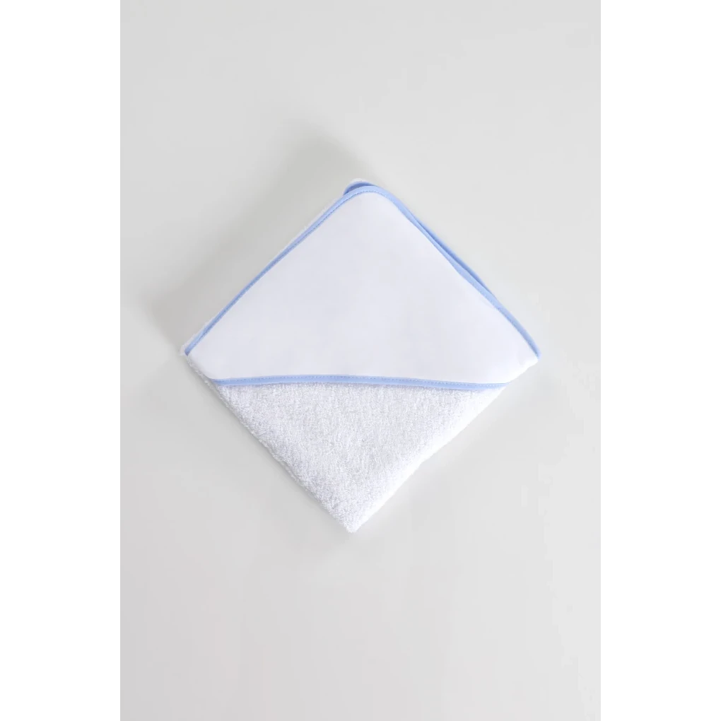 Asciugamano da bagno con cappuccio per bambini da dipingere, bianco