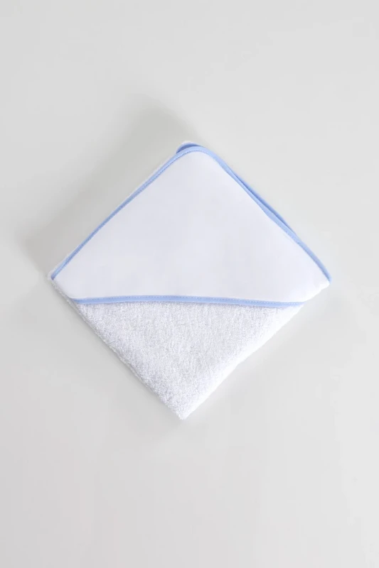 Asciugamano da bagno con cappuccio per bambini da dipingere, bianco