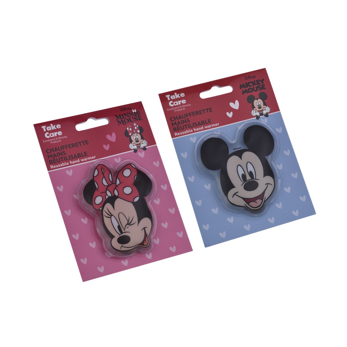 Chaufferette Mains Disney Mickey & Minnie en Blister – Assortiment 24