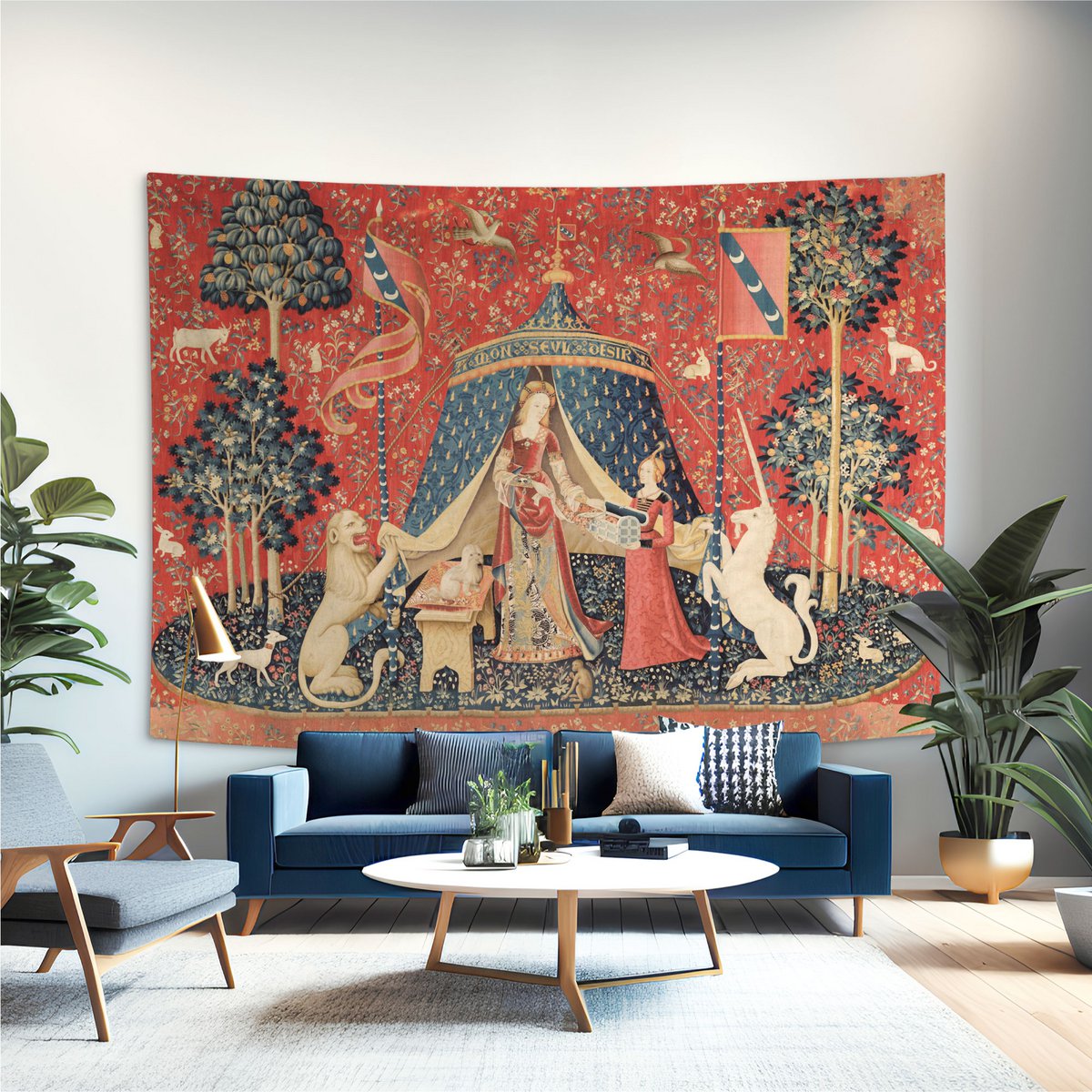La Dame à la Licorne Tenture murale