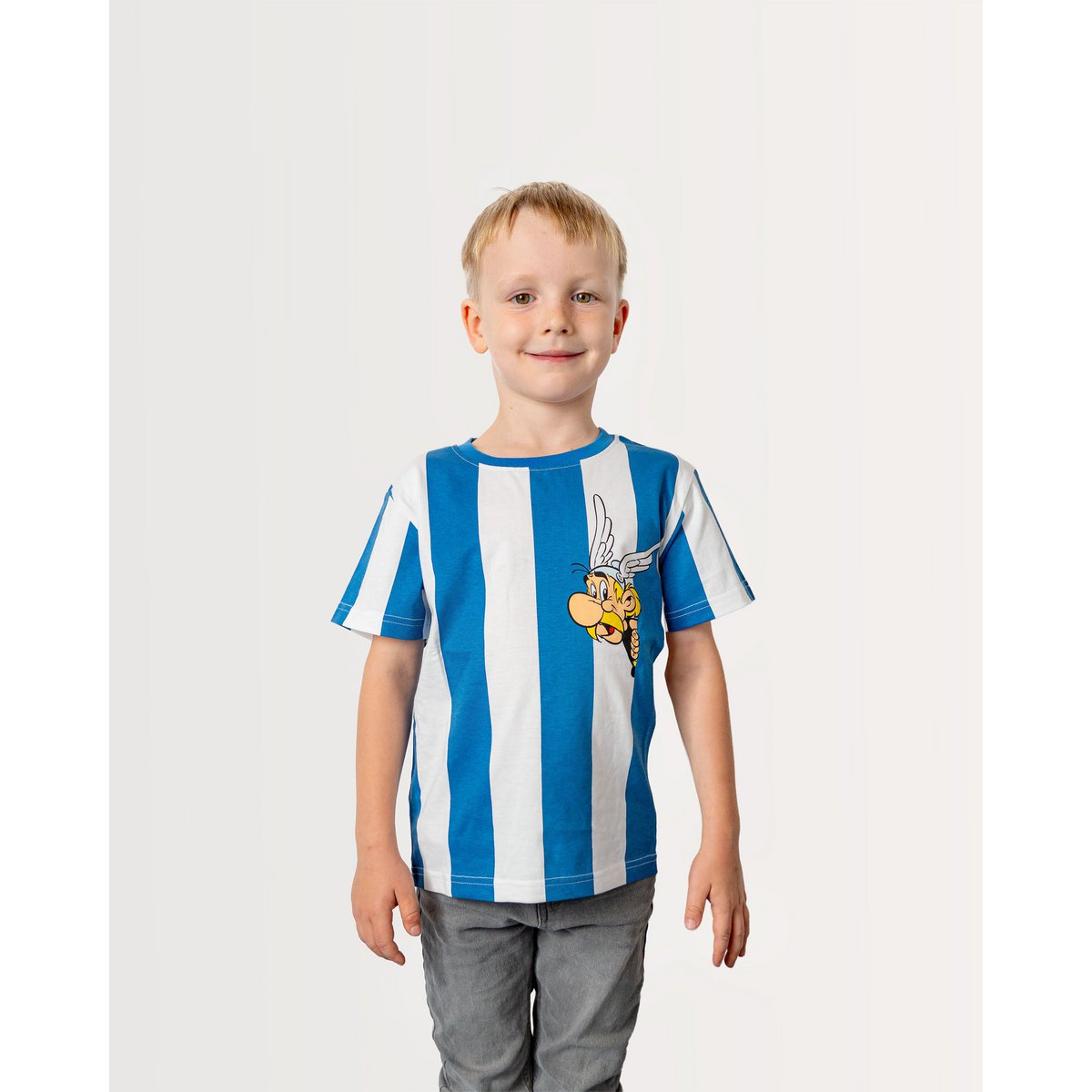 koaa – Ásterix og Obelix “Guck Guck” Stripes – T-shirts blå