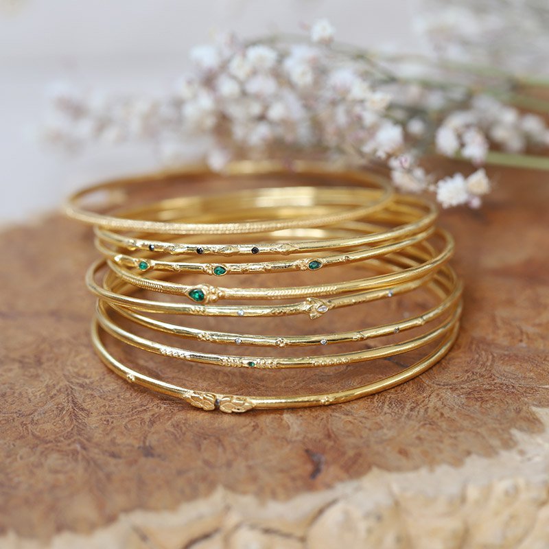 Lotus bangle