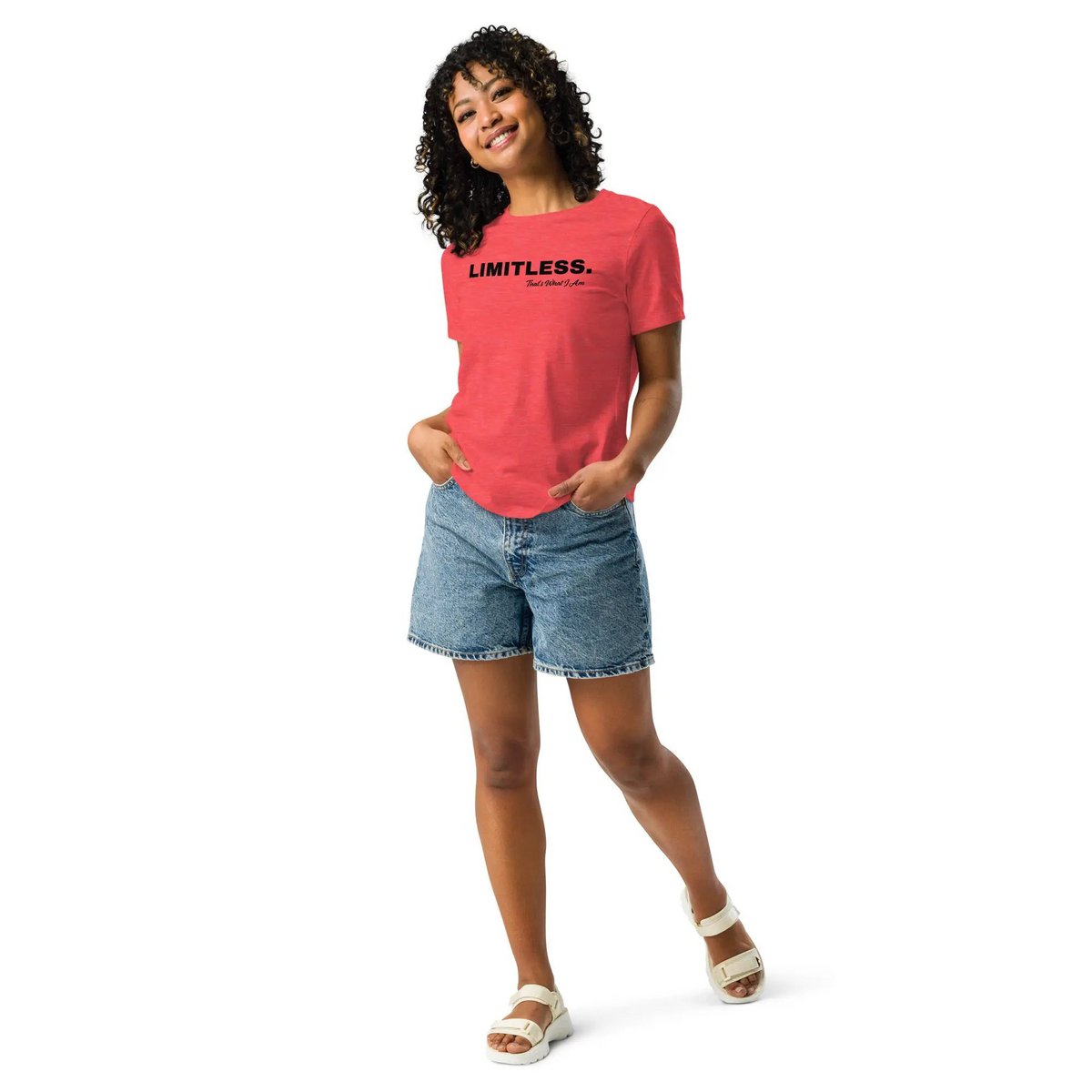 Camiseta Mujer LIMITLESS Camiseta Relajada Mujer