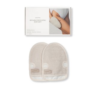 Reusable peeling glove for exfoliating and cleansing the whole body