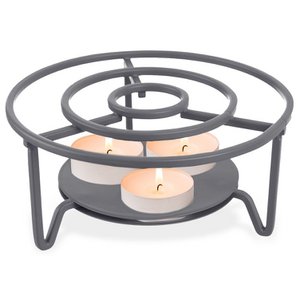 Teapot Warmer Metal Gray 16.5 cm
