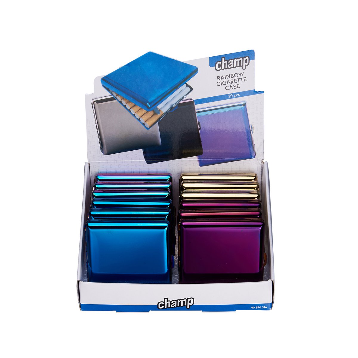 Champ Rainbow Etui Cigaret Cig. Sag 20 pcs -dl -12