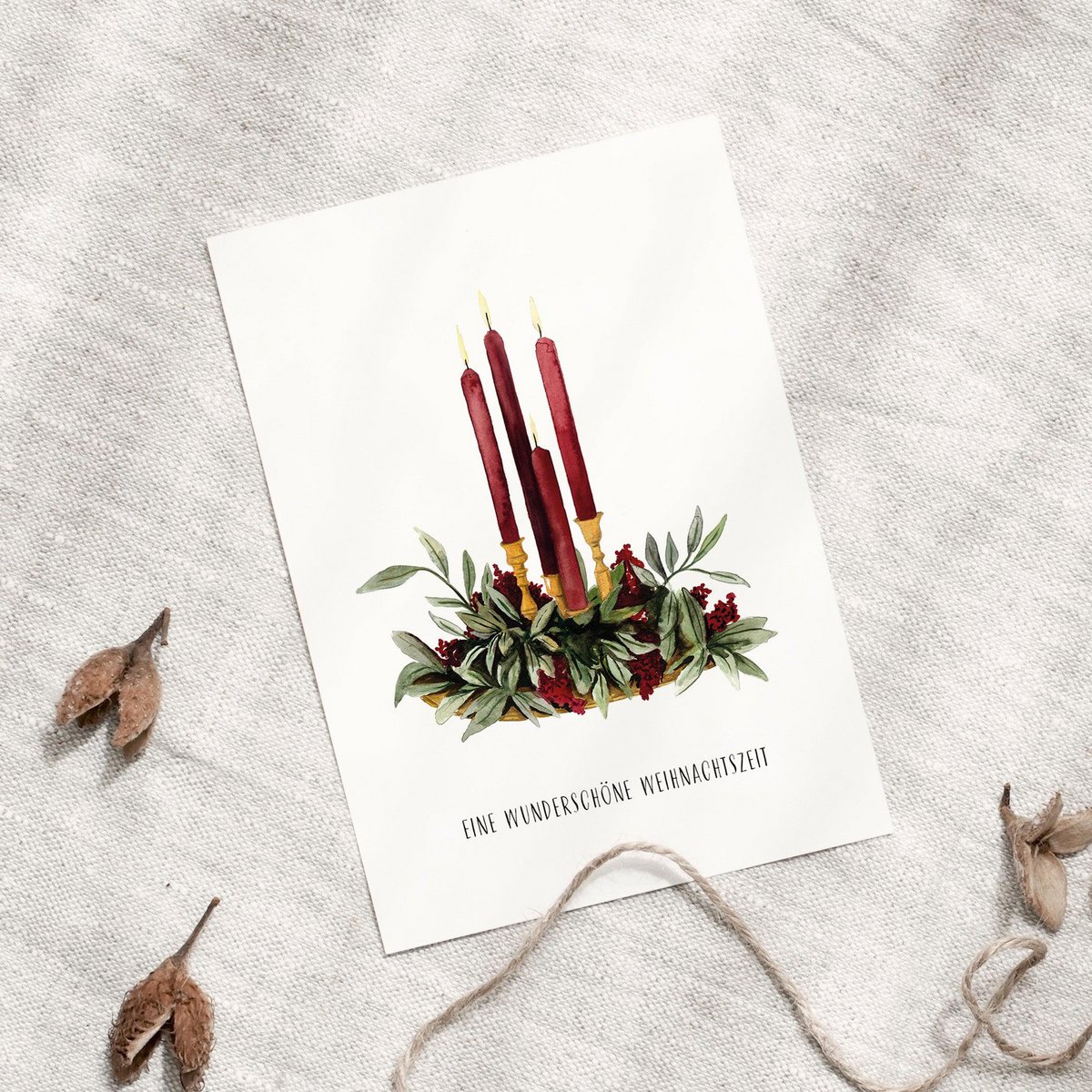 Ansichtkaart - Adventsarrangement