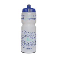 BIO Bidon sportfles biobased Fish 750 ml