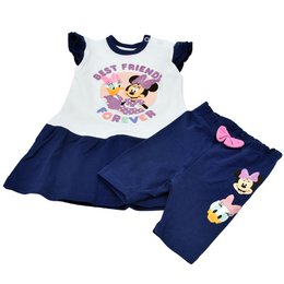 2 pcs. Disney Minnie Mouse Baby Girl Summer Set (T-shirt, Pants), Blue