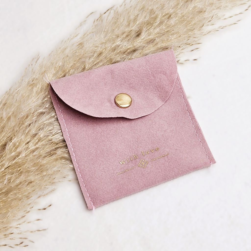 Borsa portagioielli With Love rosa