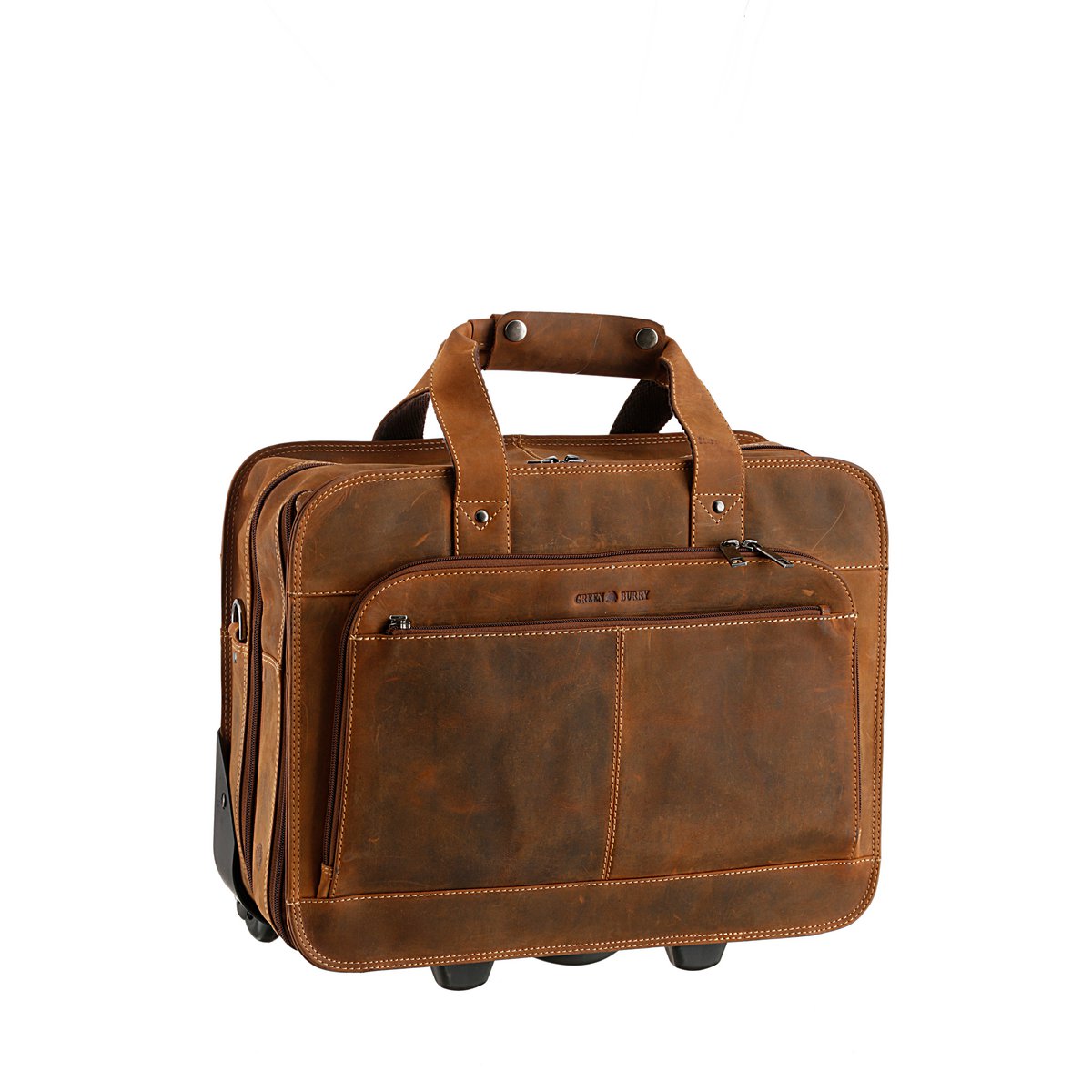 Vintage business trolley leather 1549-25