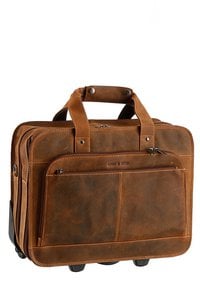 Vintage business trolley leather 1549-25