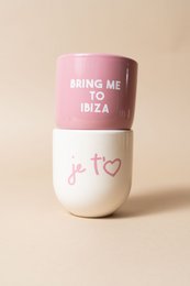 Tasse Sisi à la main, apporte-moi à ibiza