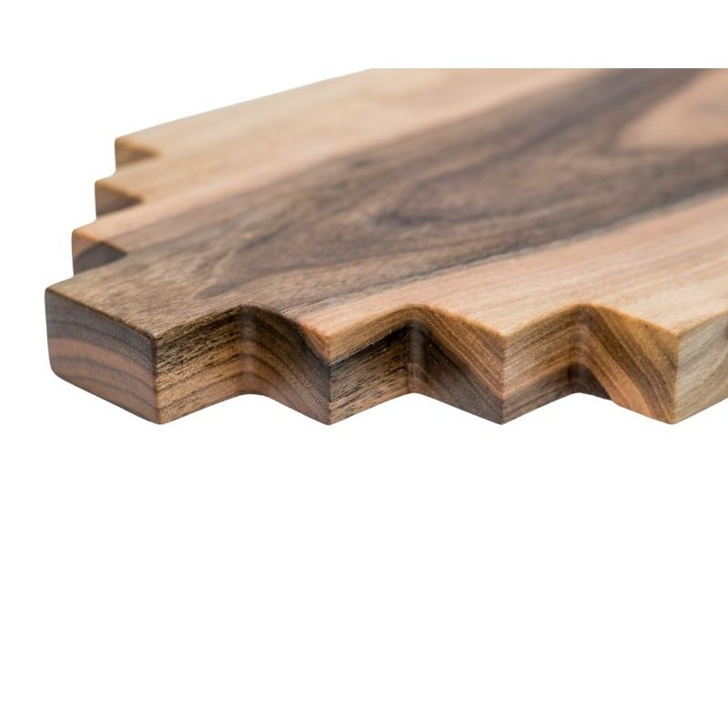 Planche de service Amsterdam Canal House - 4 types de bois