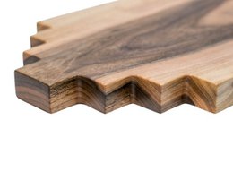 Planche de service Amsterdam Canal House - 4 types de bois