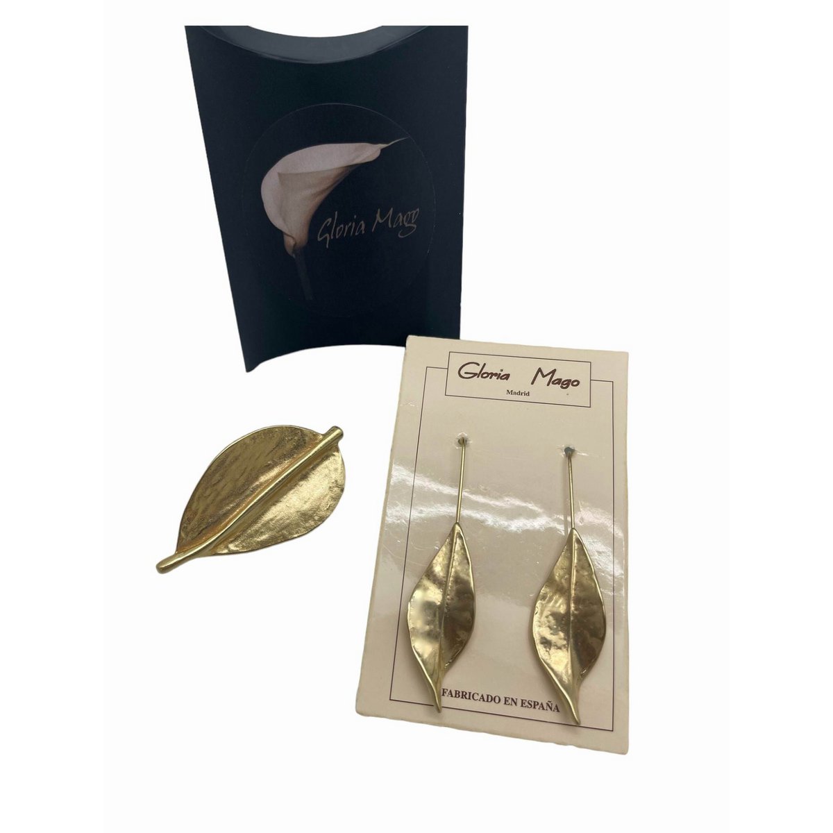Boche- en bladhellingen met goud -plated haak