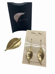 Boche- en bladhellingen met goud -plated haak