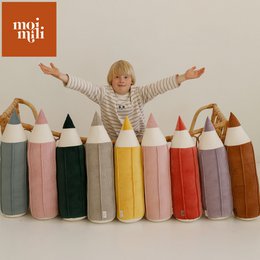 Corduroy crayon pillow “Carmel”