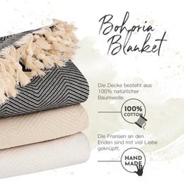 BOHORIA® XXL Tulum narzuta "Sepia"