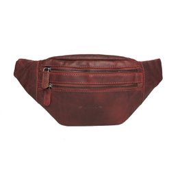 Taljetaske Læder - Fanny Pack Læder - Pouch Taske i 6 farver læder - Læder Belly Bag - Unisex model