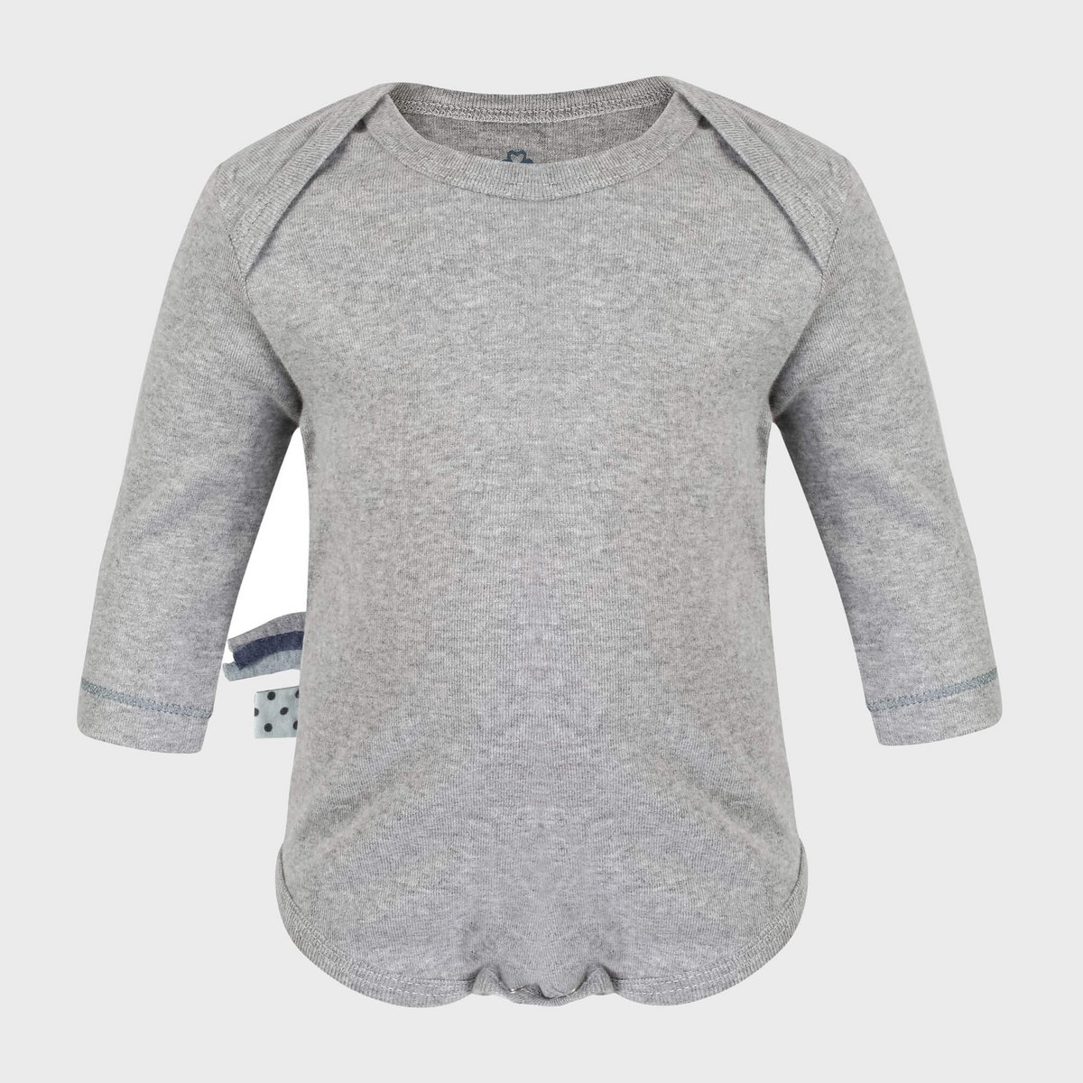 OrganicEra Organic Baby L/S Bodysuit, Grå