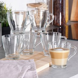 Briller til kaffe og te 250 ml 6 stk