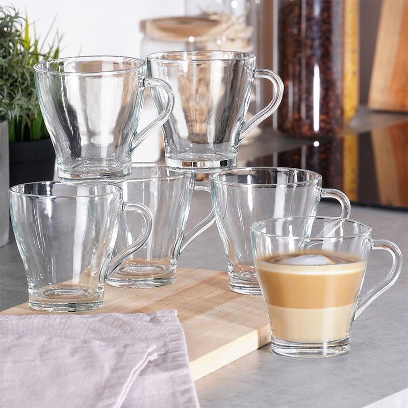 Briller til kaffe og te 250 ml 6 stk