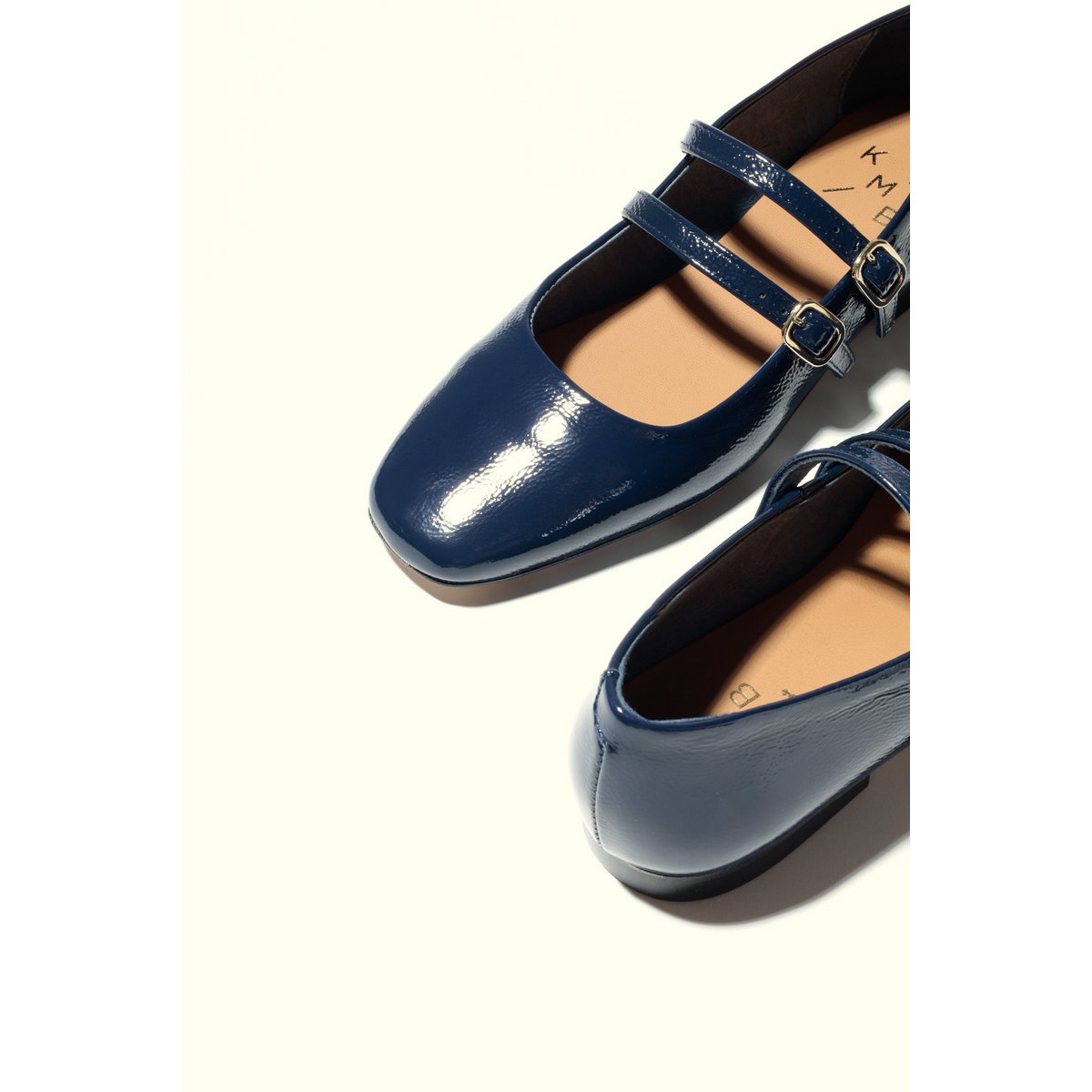 CANDY BLUEBERRY – Doppelte Träger Mary Jane