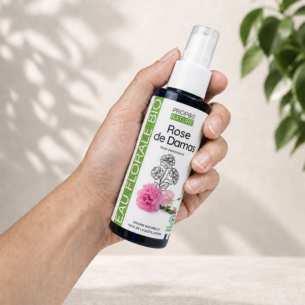 IDROLATO DI ROSA DI DAMASCO BIOLOGICA - ACQUA FLOREALE - 100ML