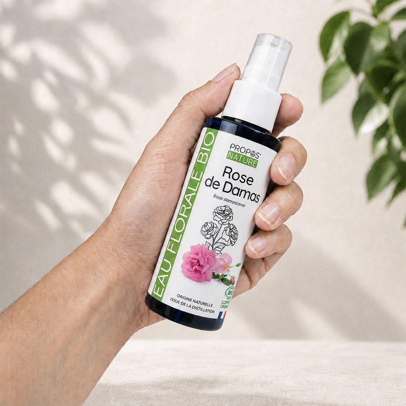 IDROLATO DI ROSA DI DAMASCO BIOLOGICA - ACQUA FLOREALE - 100ML