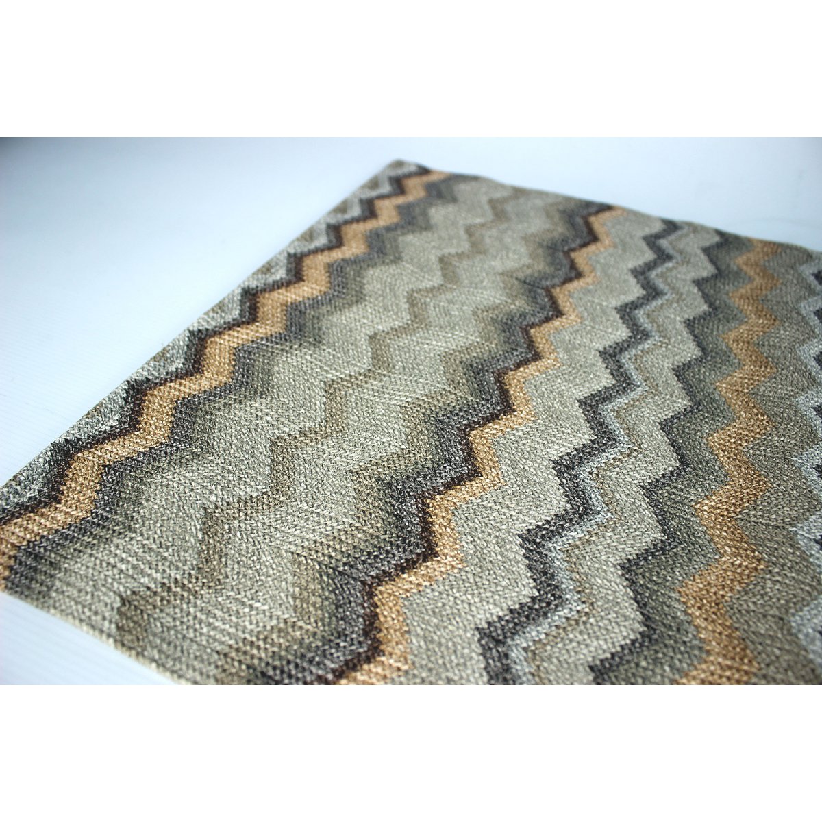 Tunk Runner Zigzag Wzór Brown 150 cm długą skórę syntetyczną