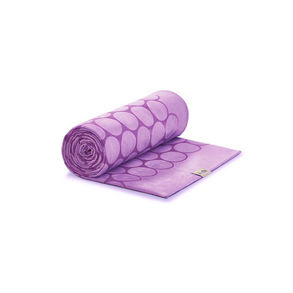 Gecko Touch Yoga Towel - Purple Rain