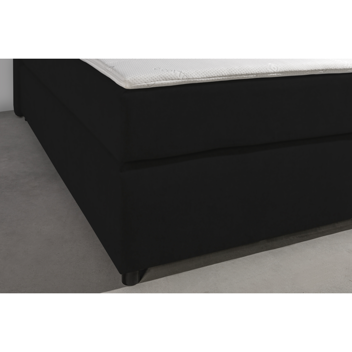 Mörgenn Boxspring Parga Aspecto de cuero - Juego completo