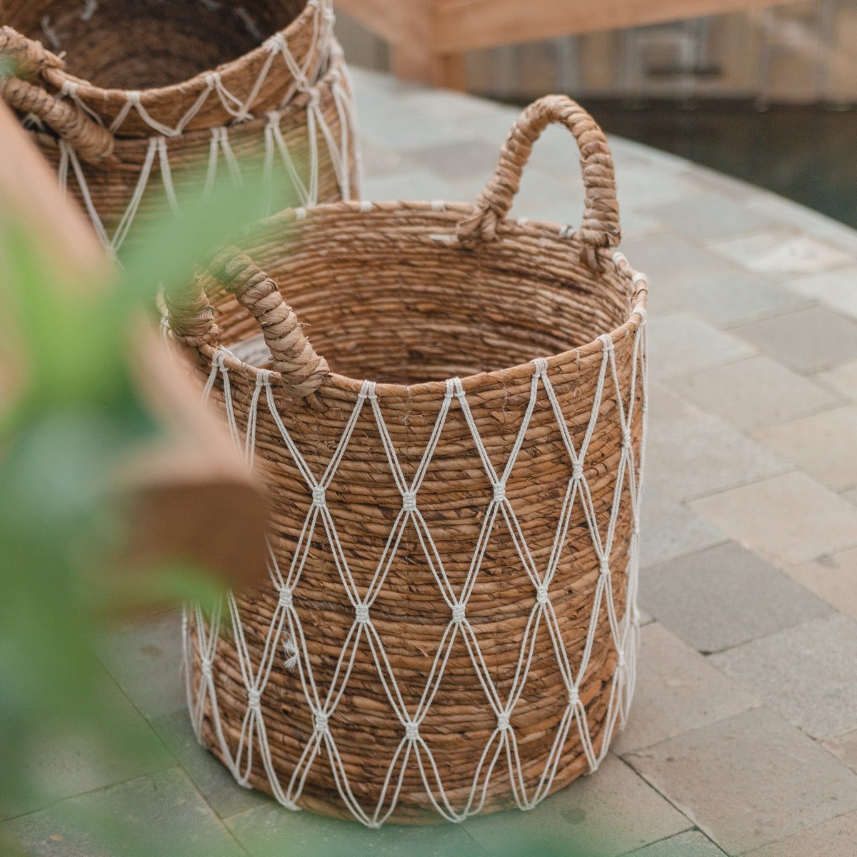 Cesta para la colada | Cesta para Plantas GARIAU de Fibra de Plátano (3 tamaños)