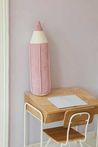 Cord-Kreidekissen „Pink“