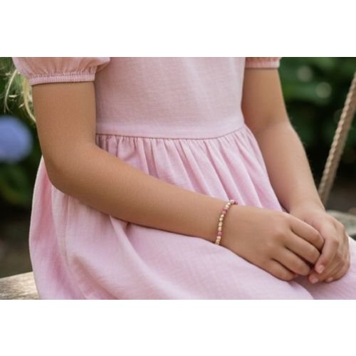 Kinder armband (16 cm) 4 mm (Rhodochrosiet)