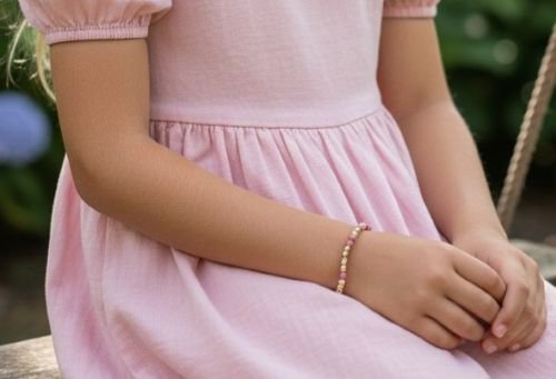 Kinder armband (16 cm) 4 mm (Rhodochrosiet)