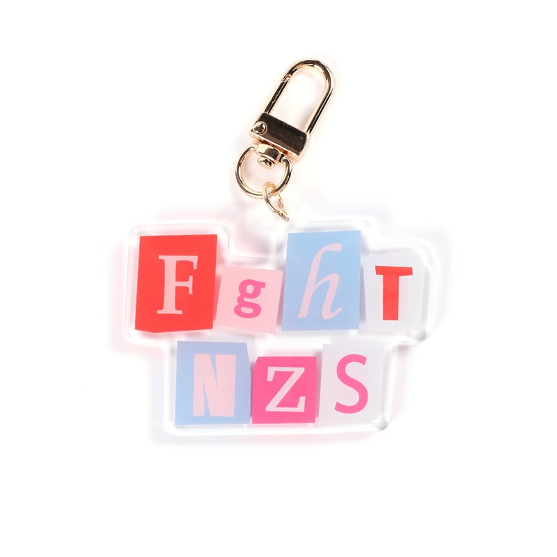 Fght nzs - acryl sleutelhanger