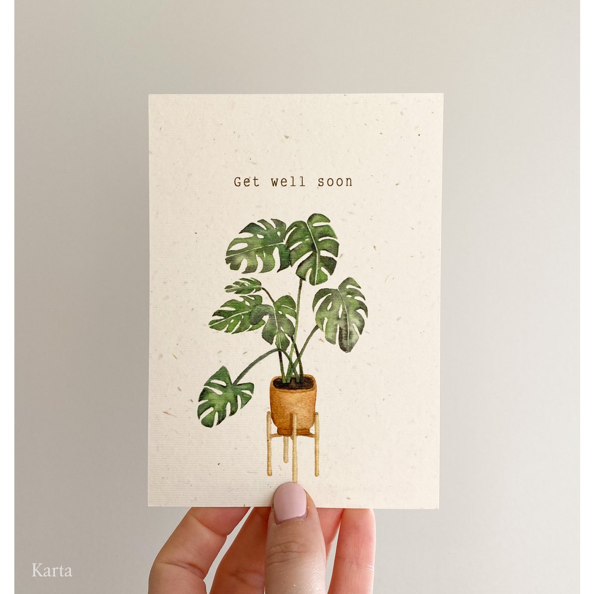Tarjeta Monstera para mejorar