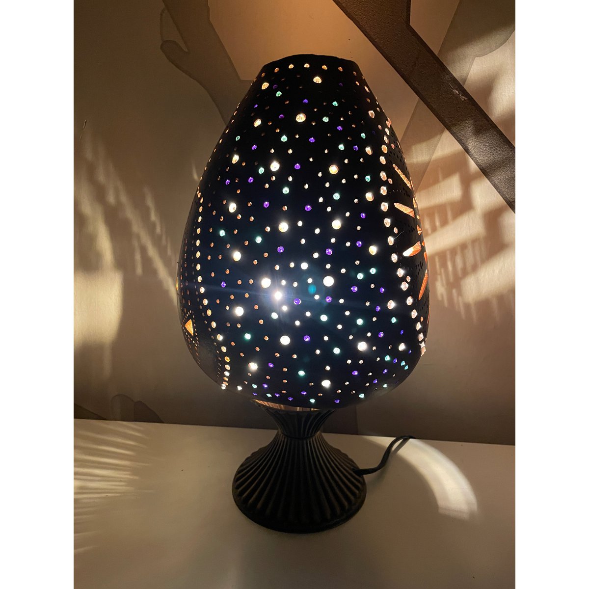 Lampa z tykwy - projekt ludzki 2
