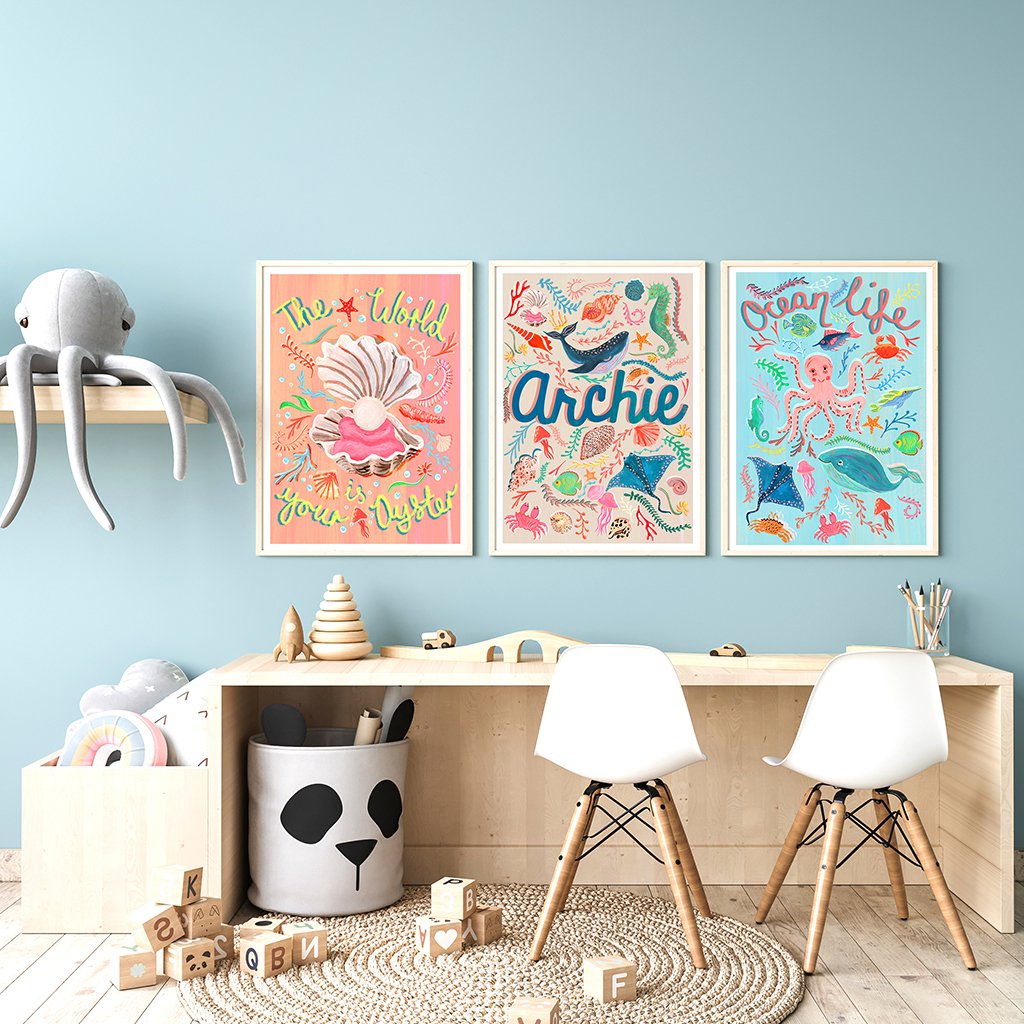 The World is your Oyster Art Print