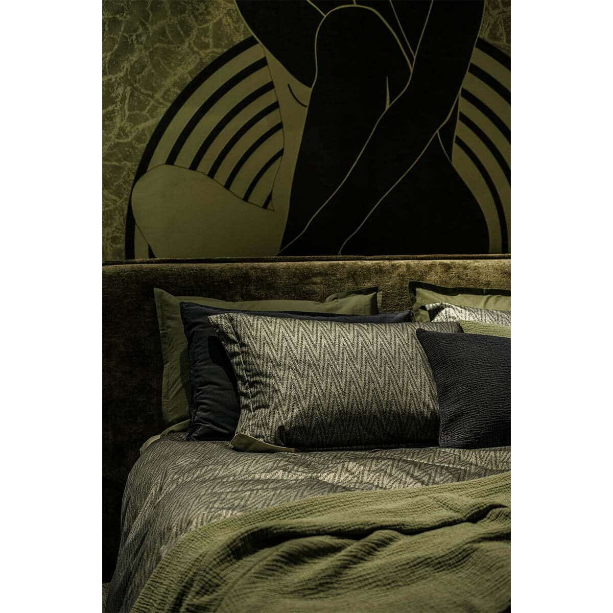 Cotton bedspread Orion Moss