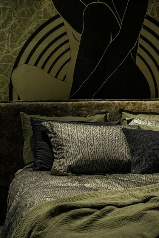 Cotton bedspread Orion Moss