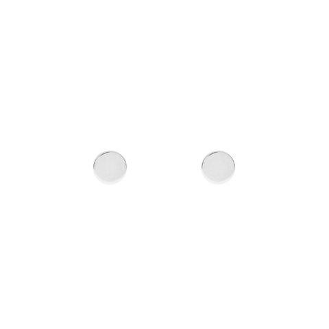 Ear studs MINI, round, 925 sterling silver