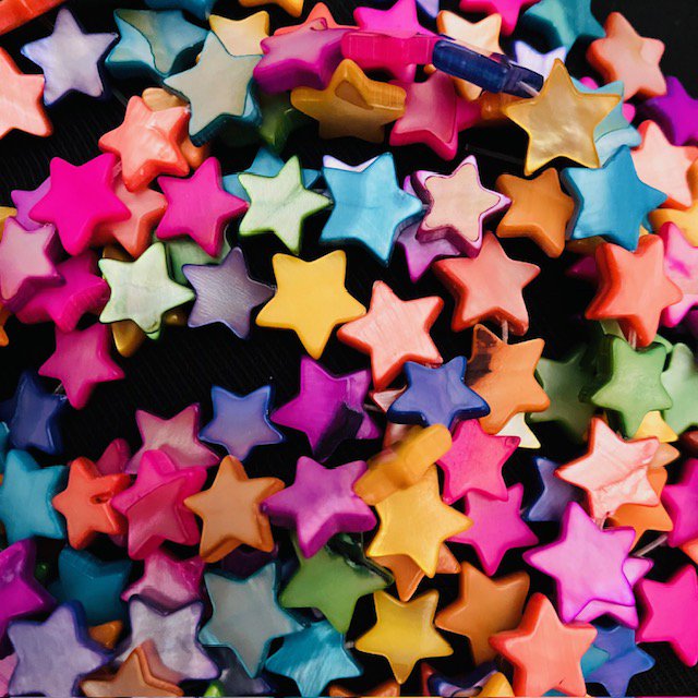 Luna-Leena kids bracelet stars multicolored - handmade in Nepal