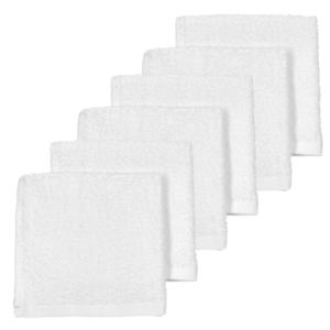 Mouth wipes terry cloth White/White
