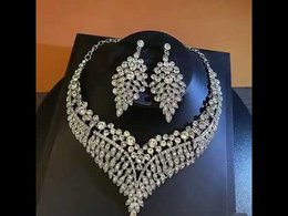 Grand Cascade Crystal Bridal Jewelry Set